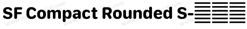 SF Compact Rounded S字体转换